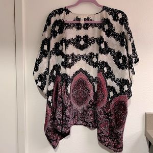 2X Forever 21 Boho Kimono Silky